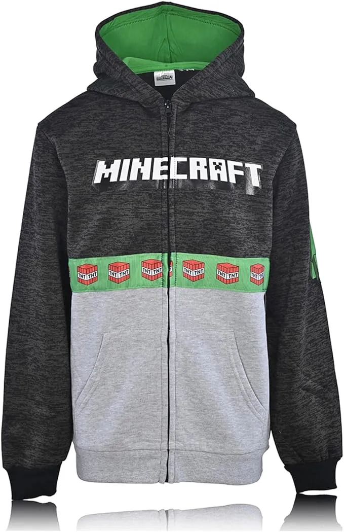 MINECRAFT ZIP UP HOODIE SIZE 5/6