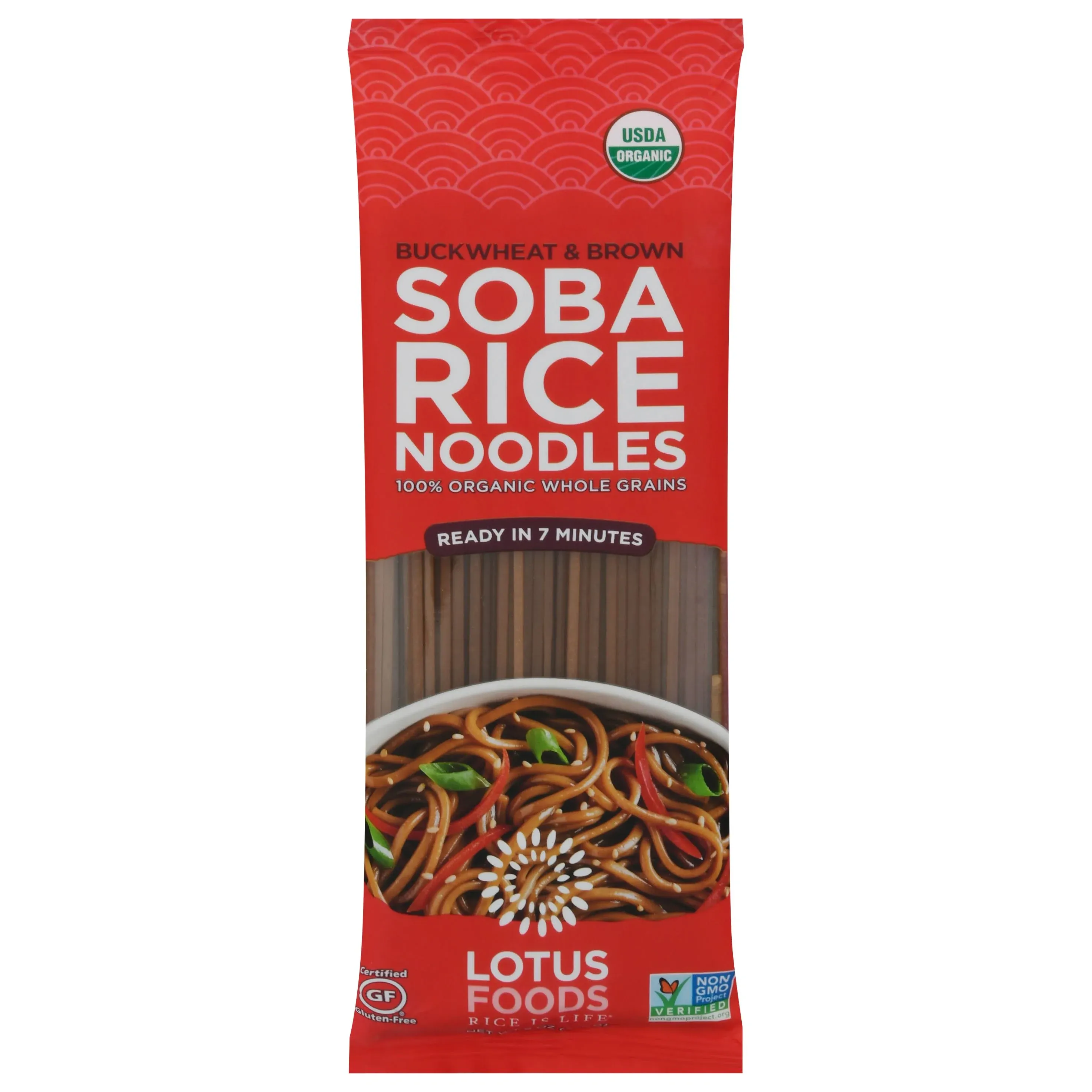 Lotus Foods Organic Buckwheat & Brown Soba Rice Noodles