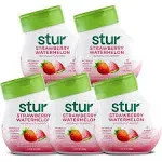 Stur Liquid Water Enhancer | Strawberry Watermelon | Naturally Sweetened | High in Vitamin C & Antioxidants | Sugar Free