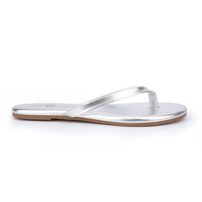 Rivington Flip Flop In Grey