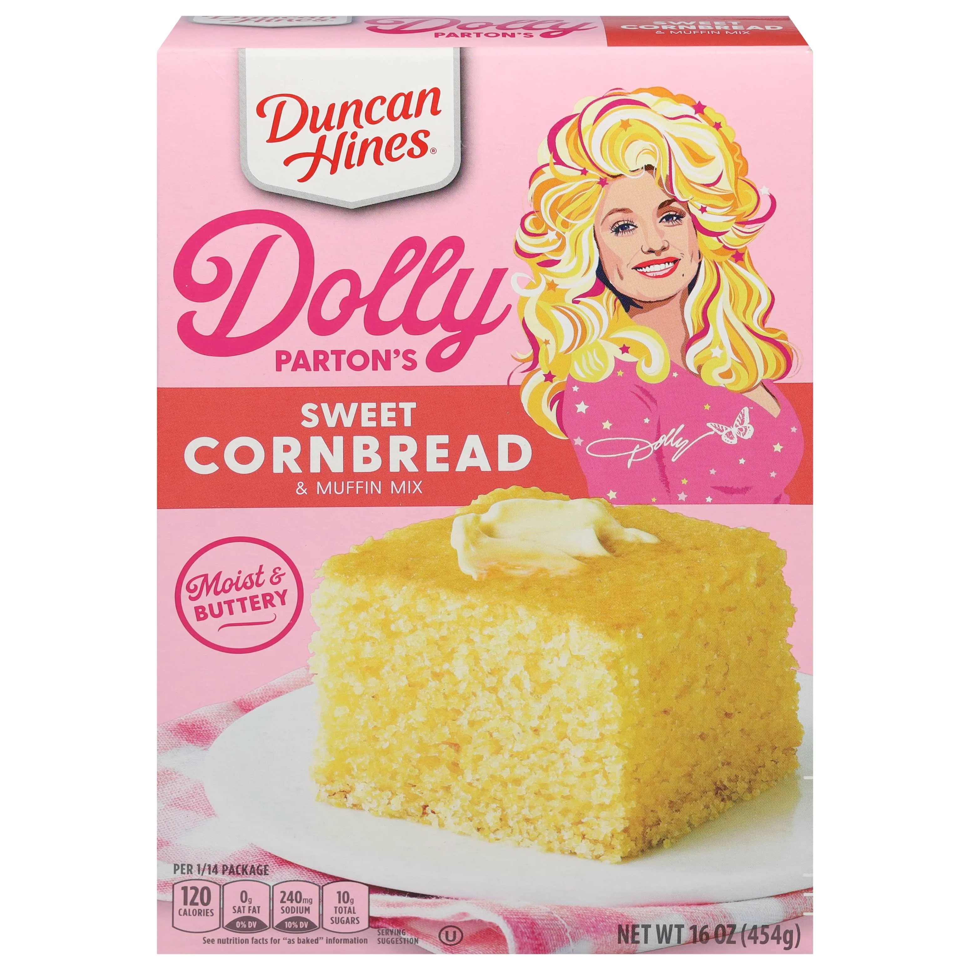 Duncan Hines Dolly Parton's Sweet Cornbread & Muffin Mix - 16 oz