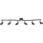 Globe Electric 59376 Grayson 6-Light Adjustable 6-Light, Oil-Rubbed Bronze 