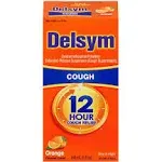 Delsym Cough Relief, Day or Night, Orange, Twin Pack - two - 148 ml (5 fl oz) bottles [296 ml (10 fl oz)]