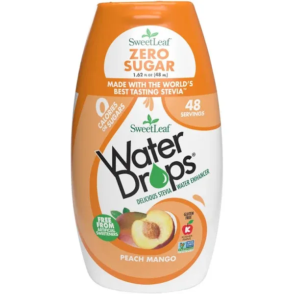 SweetLeaf Peach Mango Water Drops 1.62 fl. oz