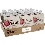 Tejava Raspberry Black Iced Tea, 24 Pack, 12oz Glass Bottles, Unsweetened, Non-GMO, Kosher, No Sugar or Sweeteners