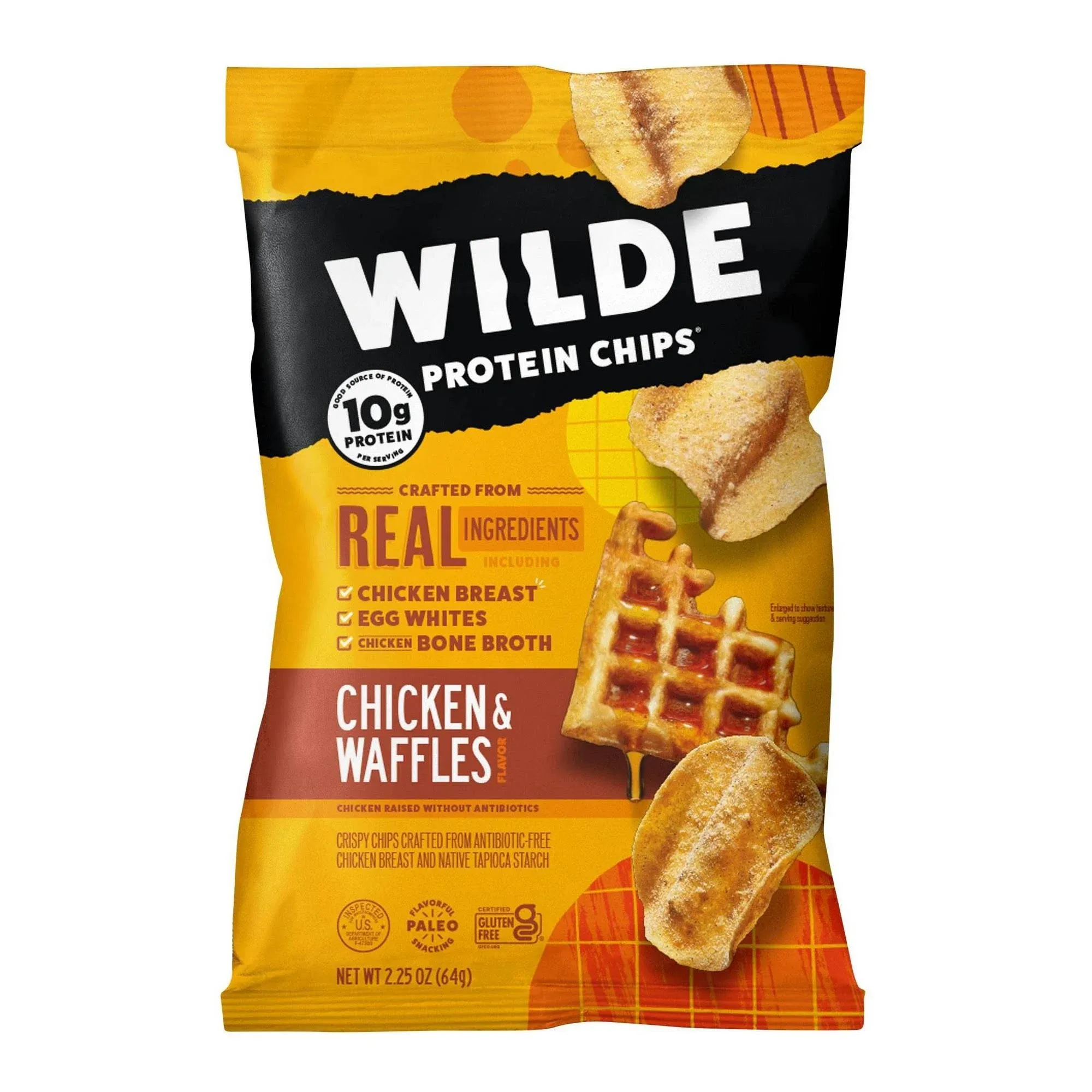 Wilde Chicken & Waffles Protein Chips