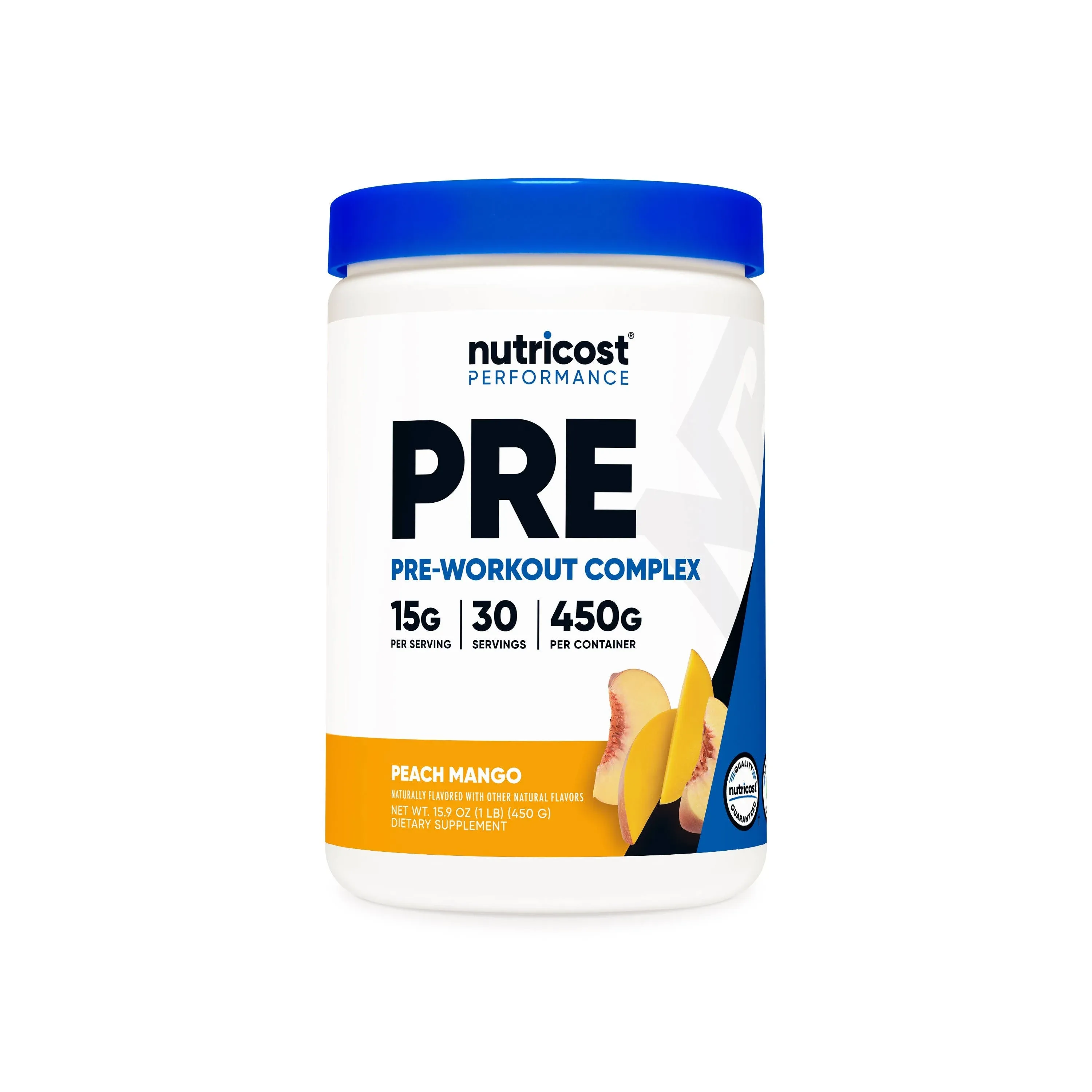 Nutricost Pre-Workout Complex Powder (peach mango) 30 Servings