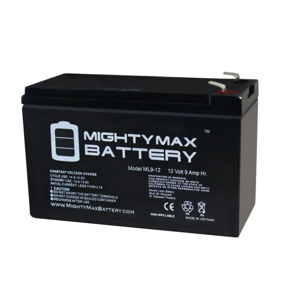 Mighty Max Battery 12v 9ah SLA Battery Replacement