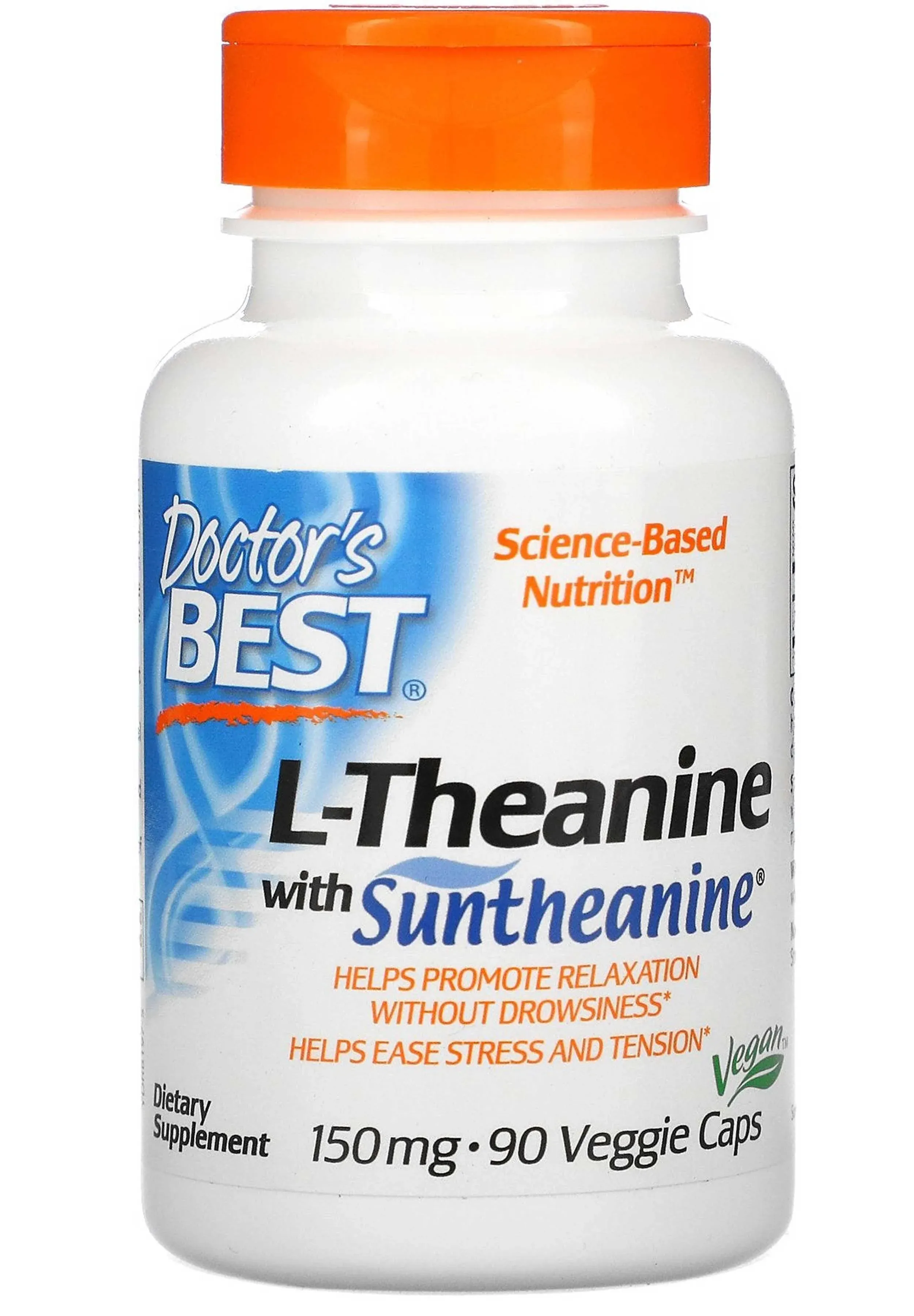 Doctor&#039;s Best L-Theanine Contains Suntheanine, Helps Reduce Stress &amp; Sleep, Non-