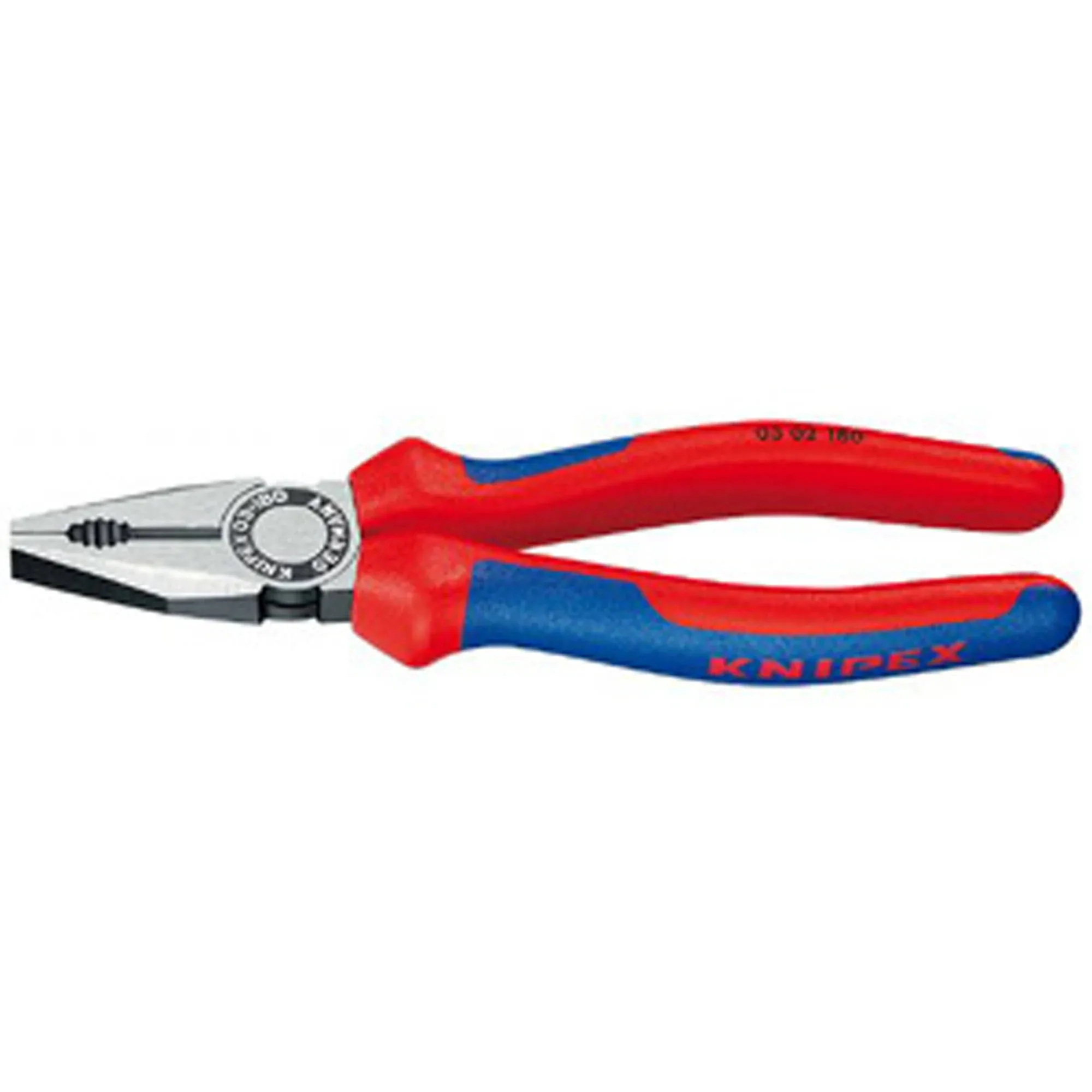 Knipex 0302160 Combination Pliers Black Atramentized With Multi-Componen<wbr/>t Grips