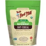 Bob's Red Mill Organic Whole Grain Creamy Buckwheat Hot Cereal, 18 oz (Pack of 4)