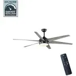 Home Decorators Ceiling Fan 19&#034;x68&#034; White Color Changing w/Light+DC Motor+Remote