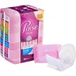 Poise Maximum Absorbency Pads with Leak-Block Sides, 14 Count