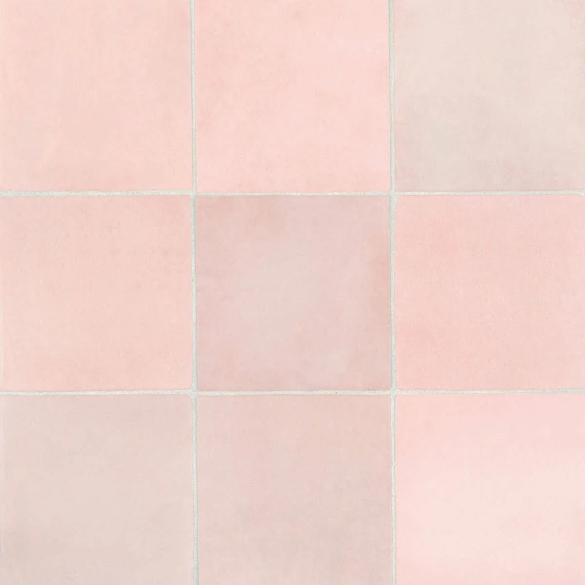 Bedrosians Cloe Gloss Ceramic Tile 5" x 5", Pink (57-Pack, 10.83 SF)