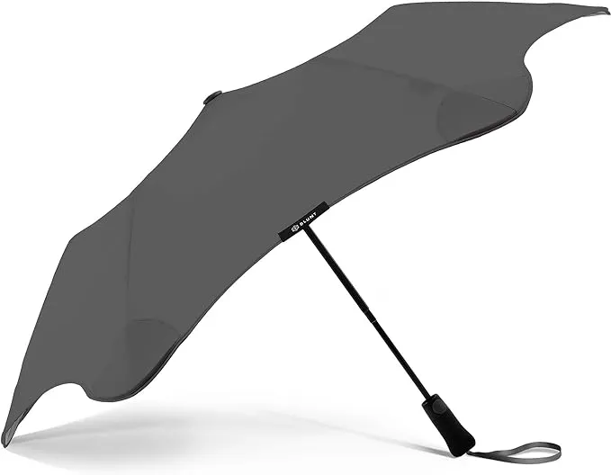 Blunt Metro Travel Umbrella – 38" Compact Umbrella - Small, Collapsible Windproof Stick Umbrella, Heavy Duty Portable Umbrella for Rain, Sun Umbrella for UV Protection - Charcoal