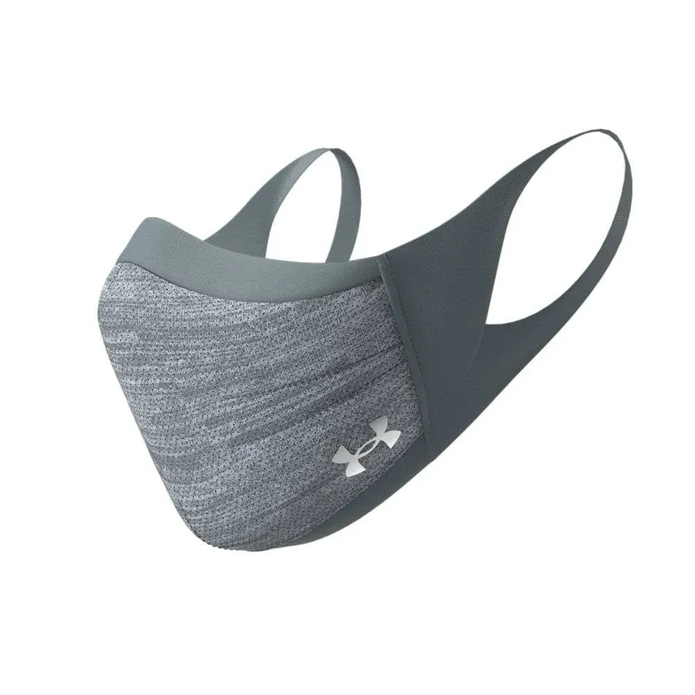 Under Armour Adult Unisex UA Sports Mask + Iso-Chill Face Mask Pitch Gray