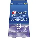 NEW CREST 3D WHITESTRIPS LUMINOUS 20 STRIPS / 10 TREATMENTS - EXPIRES 8/24