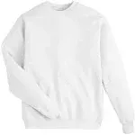 Hanes Men's Big & Tall EcoSmart Fleece Crewneck Sweatshirt - White 3XL