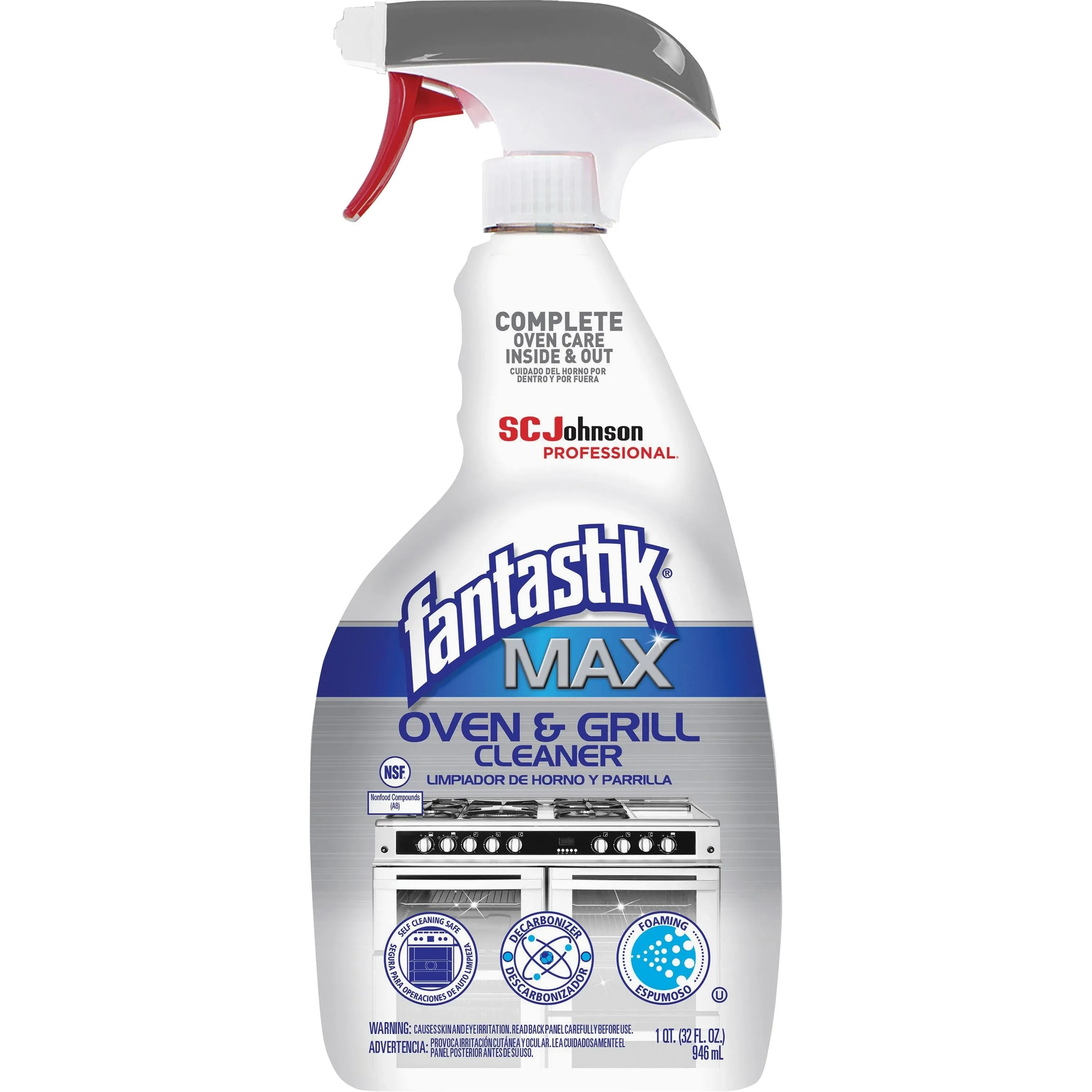 Fantastik Max Oven and Grill Cleaner, 32 oz Bottle