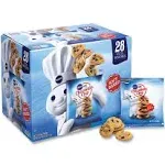 Pillsbury Cookies, Chocolate Chip, Soft Baked, Mini - 28 pack, 1.5 oz pouches