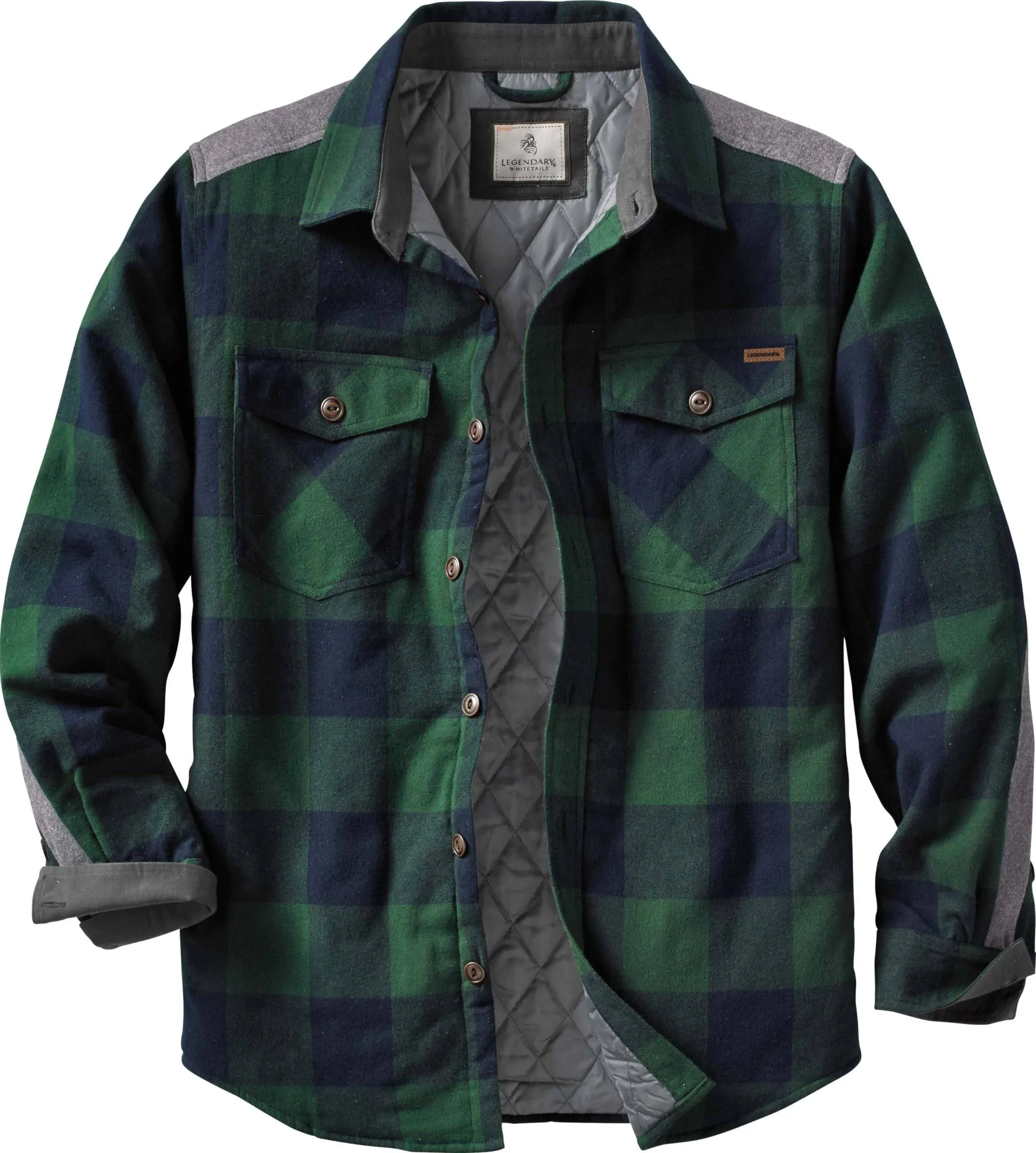 Legendary Whitetails Men's Woodsman Quilted Shirt Jacket