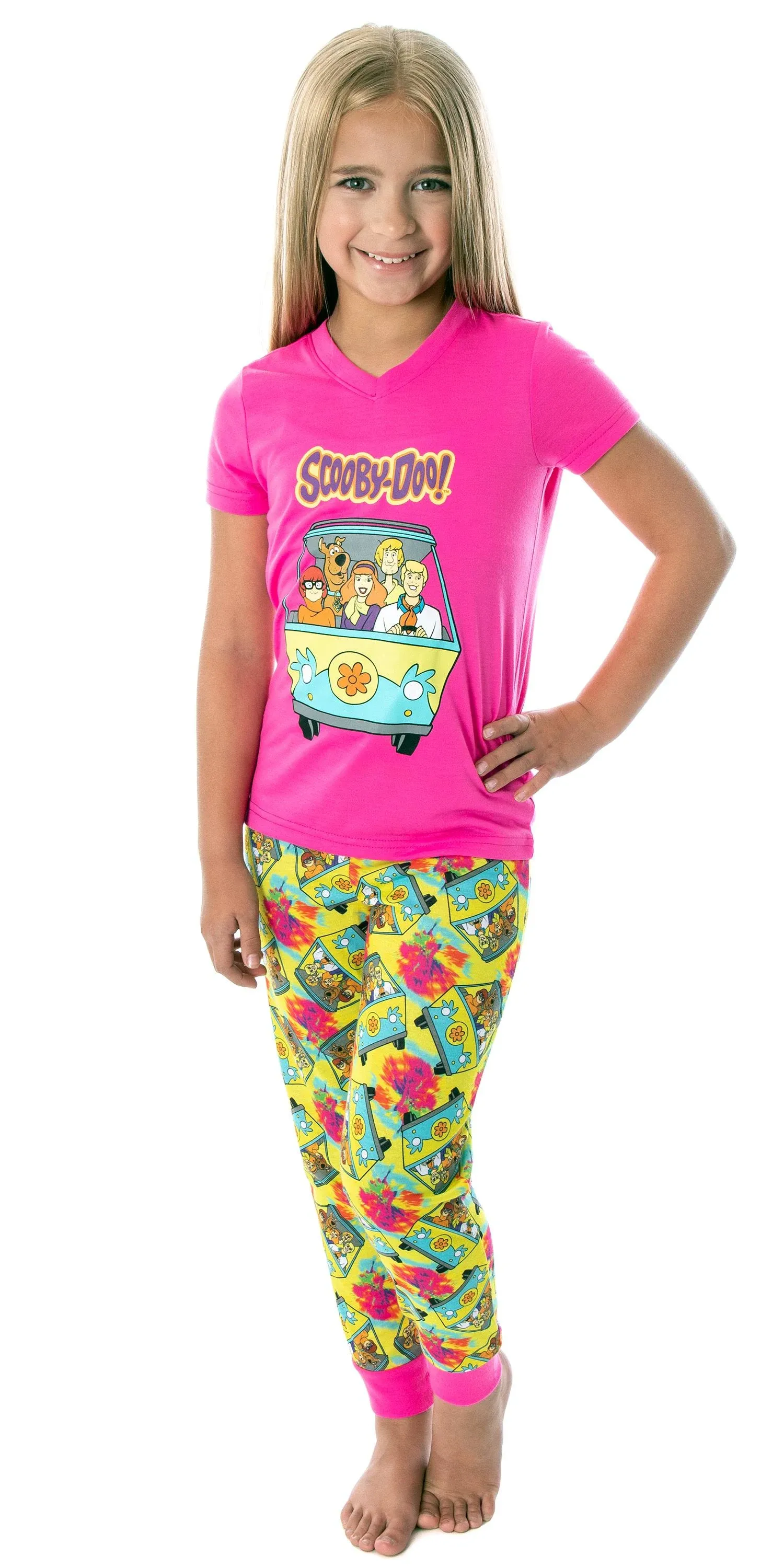 INTIMO Scooby Doo Girls' Mystery Machine Pajama Set