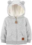 Simple Joys Carter's Baby Hooded Sherpa Sweater Jacket