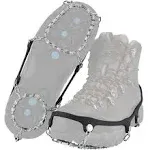 Yaktrax Diamond Grip Winter Traction Clears for Snow and Ice - Black