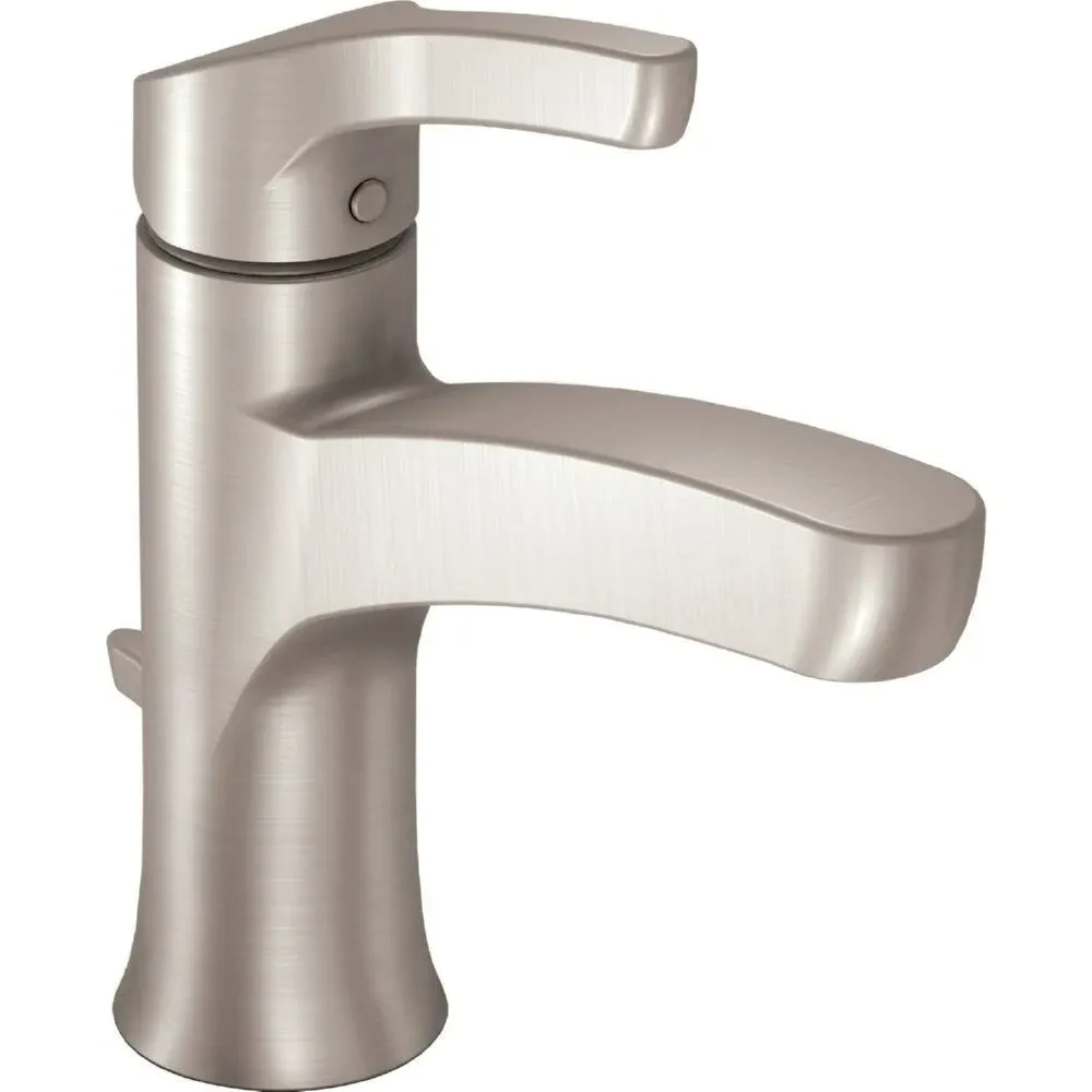 Moen Danika 1-Handle Bathroom Faucet, Brushed Nickel