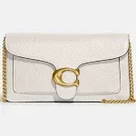 COACH Tabby Chain Strap Crossbody Bag - Chalk