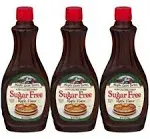 Maple Grove Farms Syrup Maple Sugar Free, 24.0 fl oz (Pack of 3)