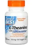 Doctor&#039;s Best Suntheanine L-Theanine 150 Mg 90 Veg Caps