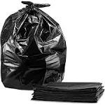 ToughBag 55 Gallon Trash Bags, 35 x 55&#034; Large 50 Count (Pack of 1), Black 