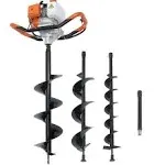 DYRABREST 52cc Gas Powered Earth Auger Post Hole Digger Borer Fence Ground Drill 4inch / 6inch / 8inch Bits