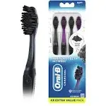 Oral-B Charcoal Toothbrushes, Soft - 4 ct