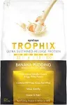 Syntrax Nutrition Trophix Protein Powder, Ultra Sustained-Release Protein Blend, Banana Pudding, 5 lbs