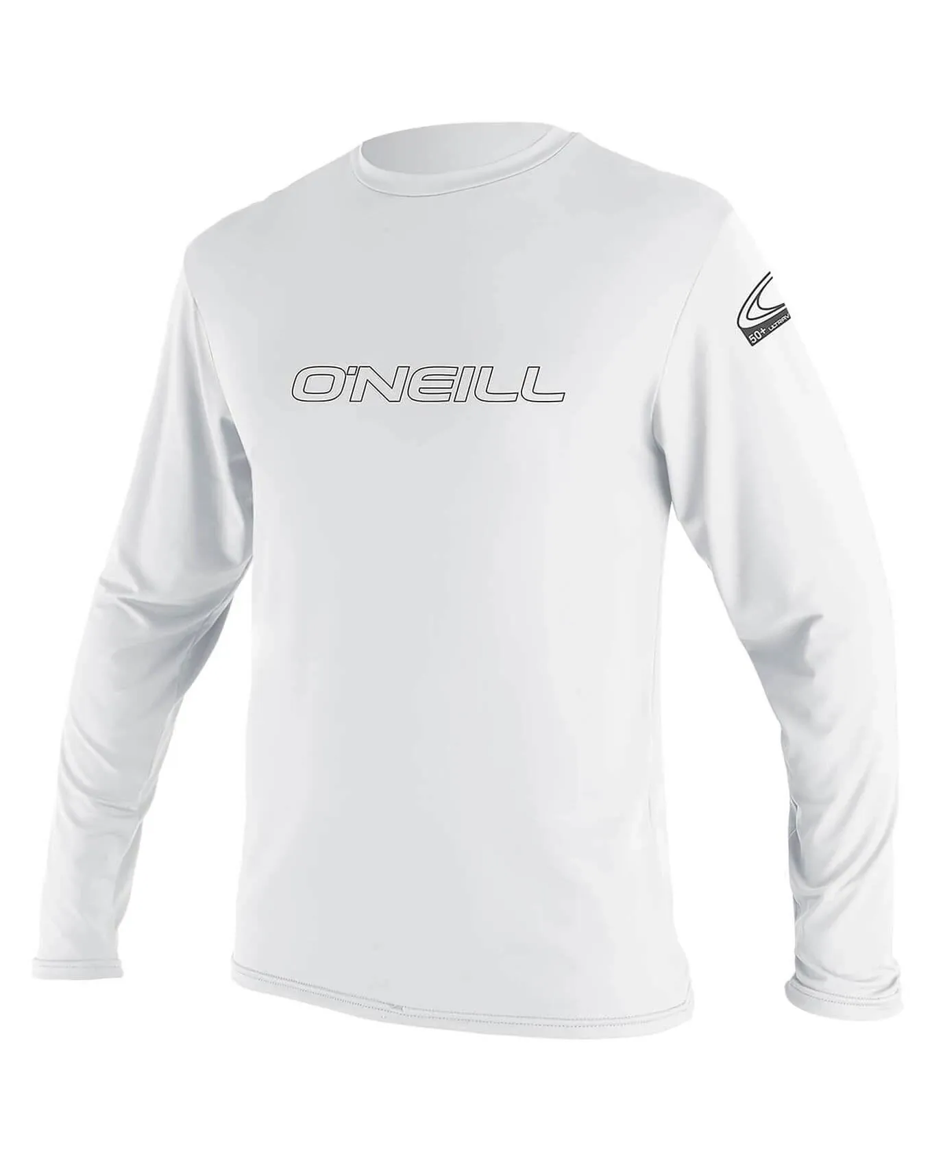 O'Neill Men's Basic Skins Long Sleeves Rashguard - White