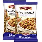 Pepperidge Farm Herb Seasoned Stuffing 12 oz Bag | White Bread Blended with Herbs & Spices | Turkey Poultry Casserole | Holiday Thanksgiving