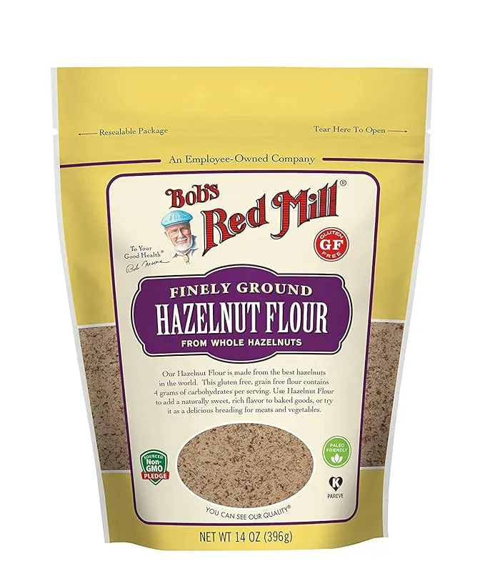 Indulge in The Irresistible Delight of Bob's Red Mill Hazelnut Flour - 14 oz (Pack of 2) - Elevate Your Baking Game!