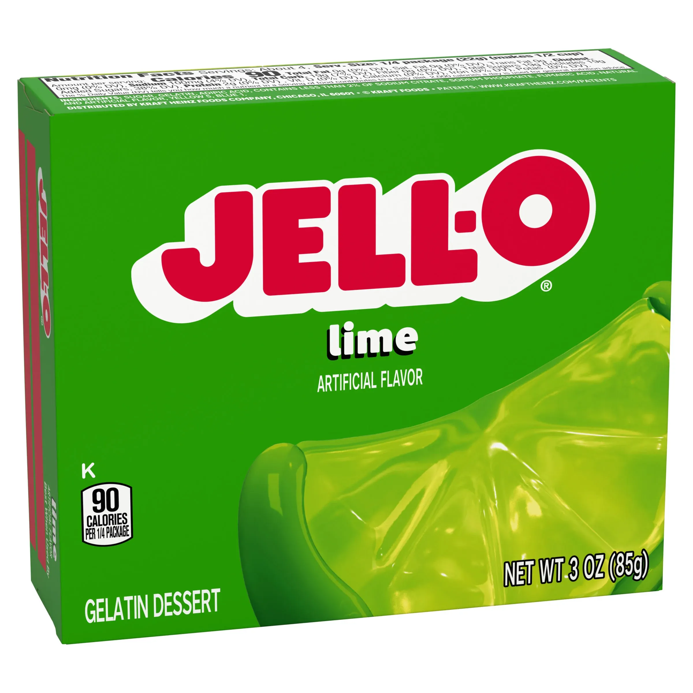 Jell-O Lime Gelatin Dessert Mix