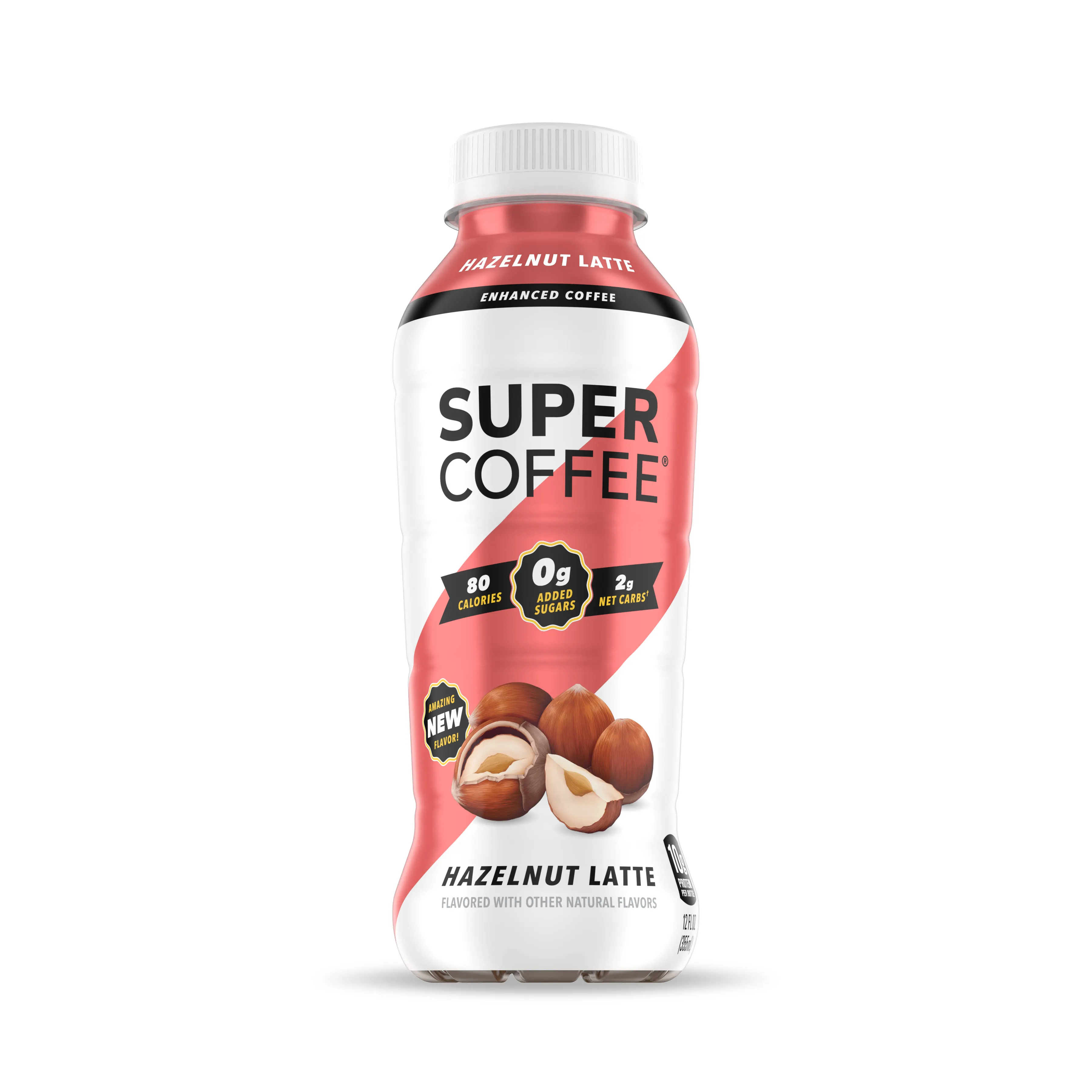 Super Coffee / Kitu Super Coffee RTD, Hazelnut Latte, 12 fl oz