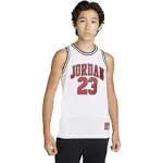 Jordan Boys 23 Jersey - White Size L