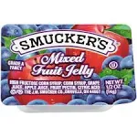 Mixed Fruit Jelly, Portion Control, 0.5 Ounces, 200 Count