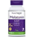 Natrol Melatonin, 3 mg, Time Release Tablets - 100 count