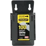 Stanley Heavy Duty Utility Blades with Dispenser - 100 count