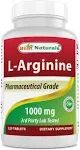 Best Naturals L-Arginine 1000 mg - 120 Tablets