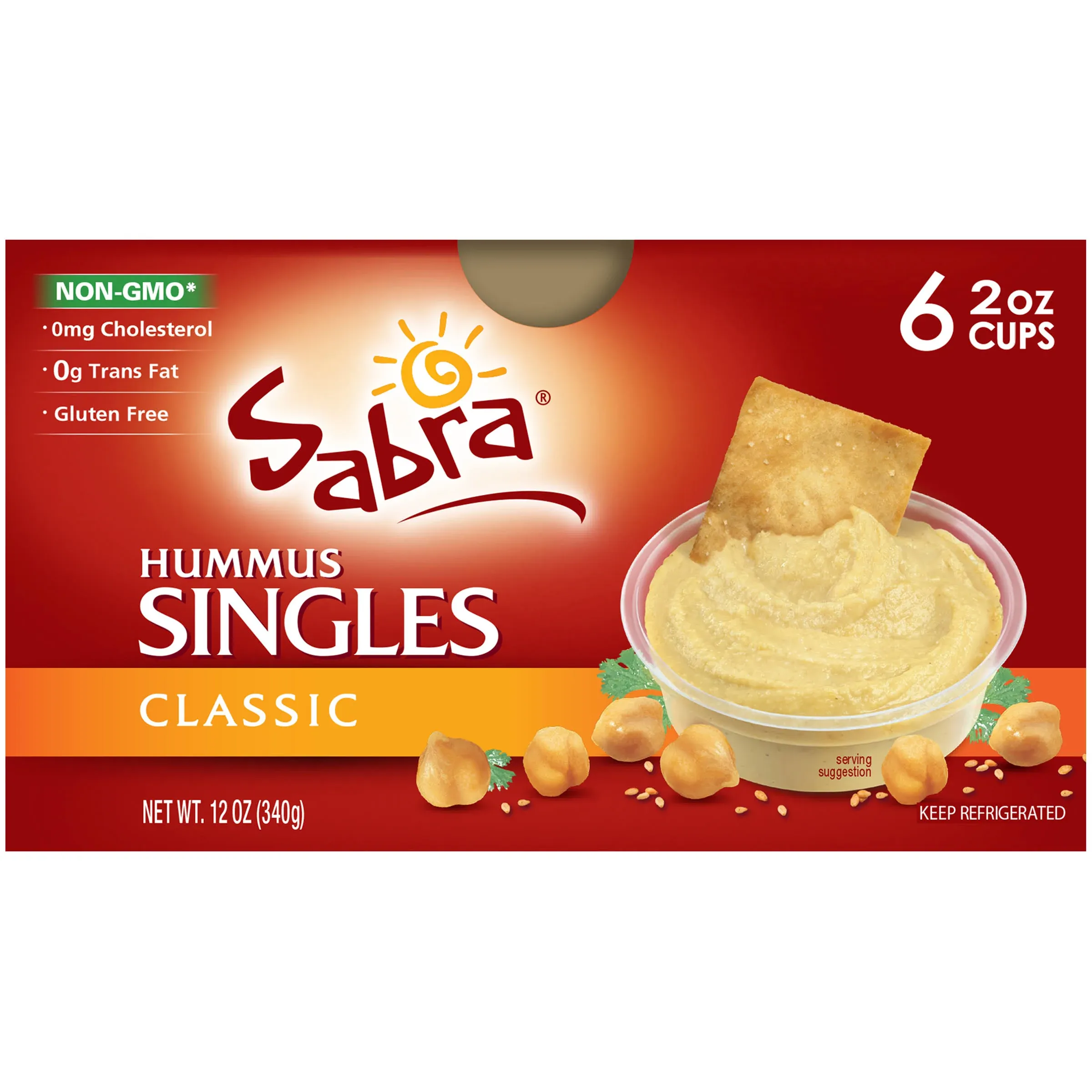 Sabra Classic Hummus Singles