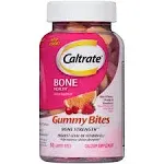 Caltrate Gummy Bites Bone Health, Gummy Bites, Black Cherry, Orange & Strawberry - 50 gummy bites