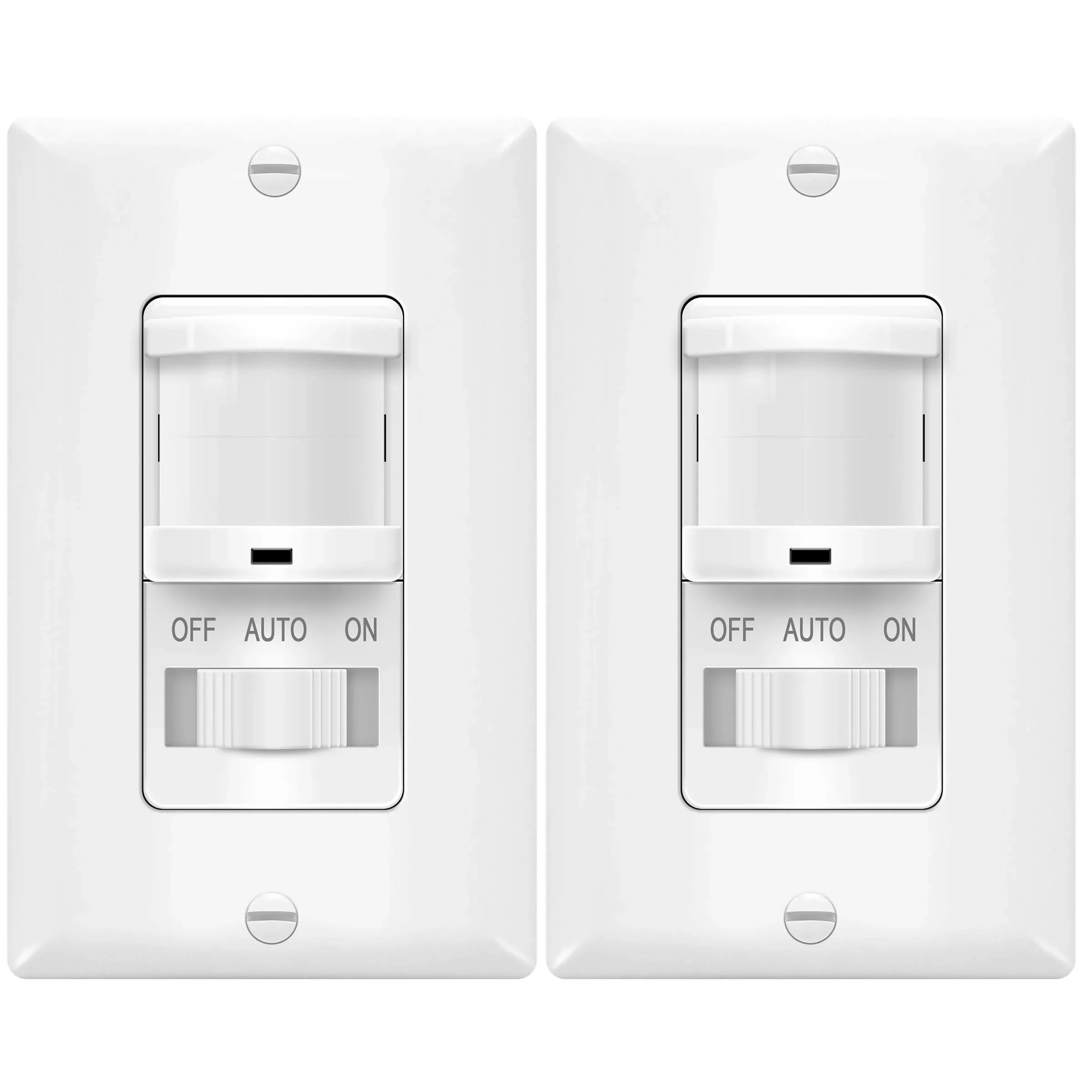 Topgreener In Wall PIR Motion Sensor LIght Switch Occupancy On/Off Override