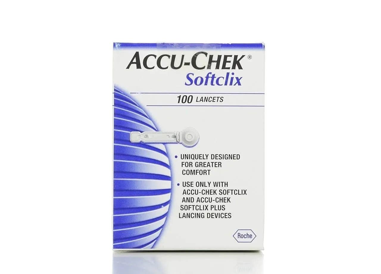 Accu Chek Lancets Softclix 100